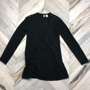 Anthropologie MOTH Wool Wrap Cardigan Sweater Top